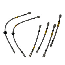Set de furtunuri de frână Goodridge VK6 pentru Volkswagen Transporter T5 fabricat după 2003 - G-TVW1006-6P - SVW1006-6F - 3661768556191